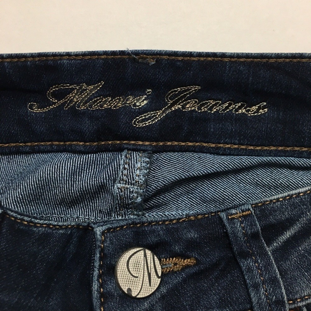 NEW Mavi Jeans 27 Blue Serena Low Rise Super Skinny Faded Denim - Picture 3 of 14